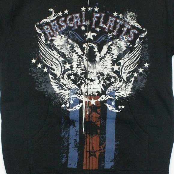Rascal Flatts Hazamericana Full Zip Hoodie - S - Picture 2 of 4
